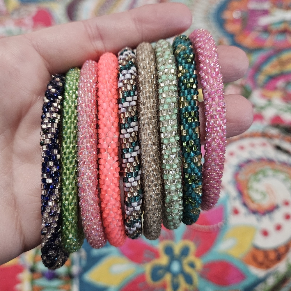 Vibrant Beaded Bracelet Collection - Picture 1 of 1